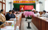 Đồng chí Huỳnh Nam - Phó Bí thư Thường trực Huyện ủy phát biểu chỉ đạo Hội nghị