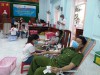 Quang cảnh Buổi hiến máu tại Nhà văn hóa xã Phước Thắng