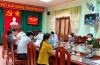 Quang cảnh Hội nghị tại điểm cầu Huyện ủy Tuy Phước