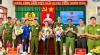 Ban Chấp hành Đoàn Thanh niên cộng sản Hồ Chí Minh Công an huyện nhiệm kỳ 2022 - 2027 nhận nhiệm vụ tại Đại hội