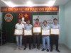Lãnh đạo tỉnh trao giải cho Hội viên, nông dân huyện Tuy Phước đạt giải tại Hội Thi
