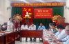 Đồng chí Nguyễn Văn Hùng - Tỉnh ủy viên, Bí thư Huyện ủy, Chủ tịch HĐND huyện Tuy Phước phát biểu chỉ đạo tại Hội nghị