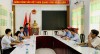 Đ/c Nguyễn Văn Á – UVBTV, Chủ nhiệm UBKT HU phát biểu tại Hội nghị