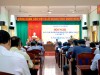 Đồng chí Nguyễn Văn Hùng - TUV, Bí thư Huyện ủy, Chủ tịch HĐND huyện phát biểu khai mạc Hội nghị
