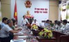 Đồng chí Nguyễn Văn Hùng - Bí thư Huyện ủy phát biểu chỉ đạo Hội nghị