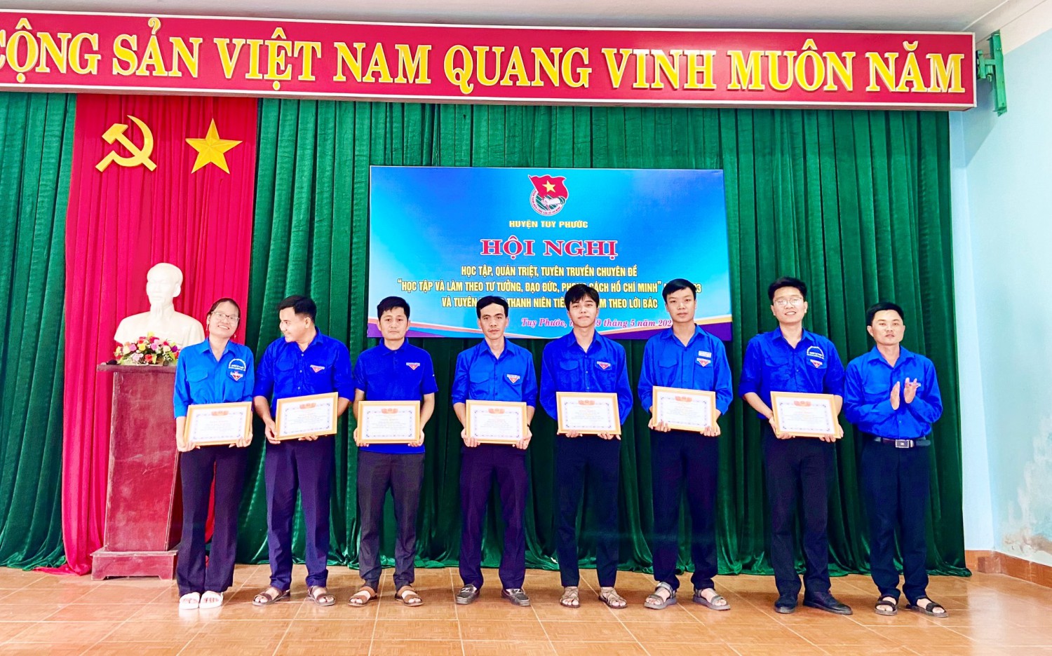 Những Thanh niên tiên tiến làm theo lời Bác của huyện Tuy Phước năm 2023